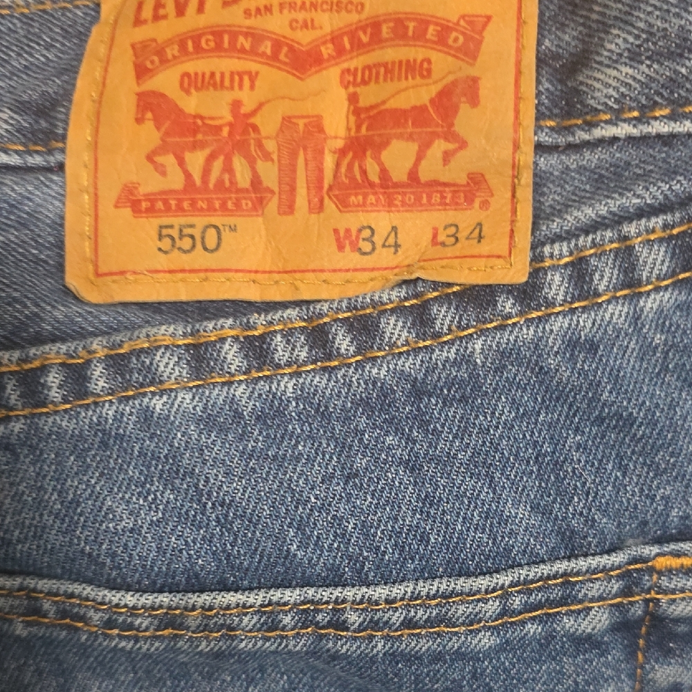 Levi's Relaxed Fit Blue Jeans 550tm